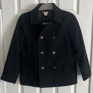 Crewcuts Black Kids Wool-blend Peacoat